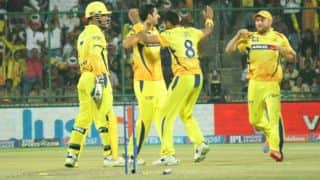 Chennai Super Kings (CSK) romp to 54-run win against Dolphins in CLT20 2014 Match 8 at Bangalore